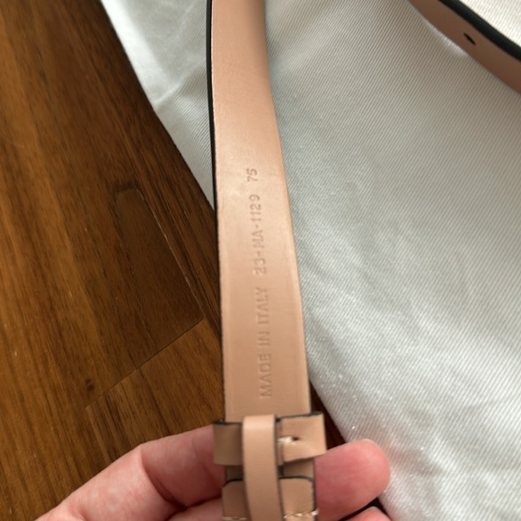 Christian Dior Rose Des Vents 20mm Saddle Belt - 75 - Picture 12 of 15